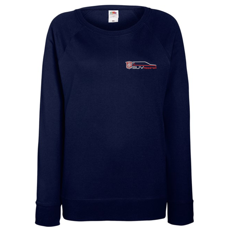 Poly/Cotton crew neck sweatshirt in ladies fit, embroidered with logo to left breast.