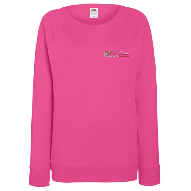Poly/Cotton crew neck sweatshirt in ladies fit, embroidered with logo to left breast.