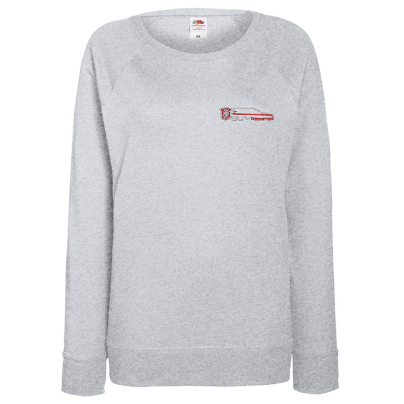 Poly/Cotton crew neck sweatshirt in ladies fit, embroidered with logo to left breast.