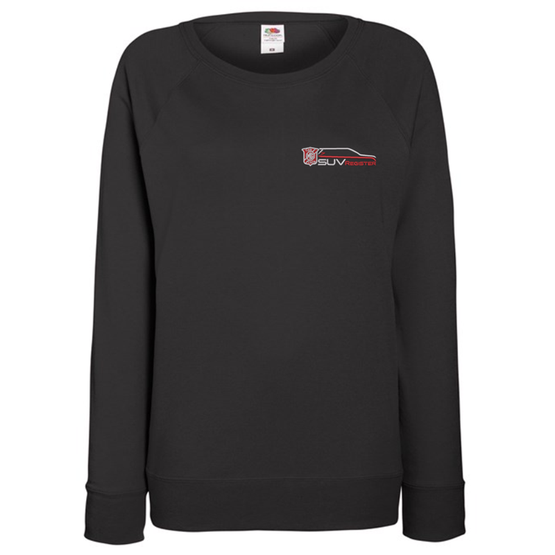 Poly/Cotton crew neck sweatshirt in ladies fit, embroidered with logo to left breast.