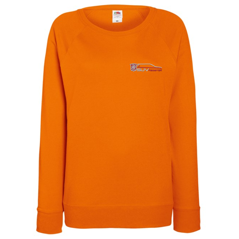 Poly/Cotton crew neck sweatshirt in ladies fit, embroidered with logo to left breast.