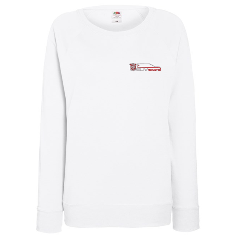 Poly/Cotton crew neck sweatshirt in ladies fit, embroidered with logo to left breast.