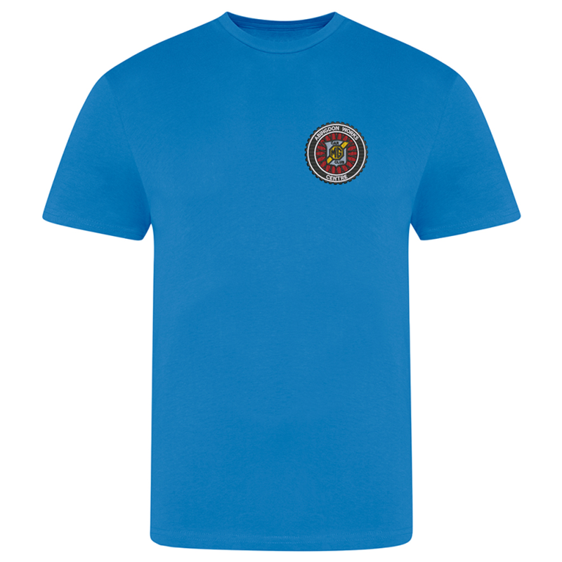Unisex T Shirt embroidered with club logo to left breast