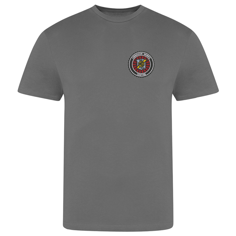 Unisex T Shirt embroidered with club logo to left breast