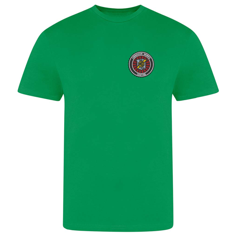 Unisex T Shirt embroidered with club logo to left breast