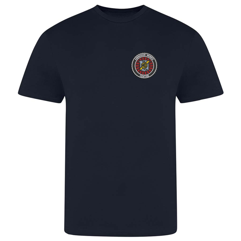 Unisex T Shirt embroidered with club logo to left breast