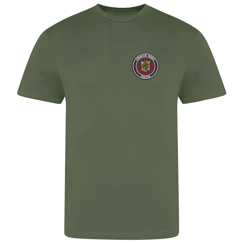 Unisex T Shirt embroidered with club logo to left breast