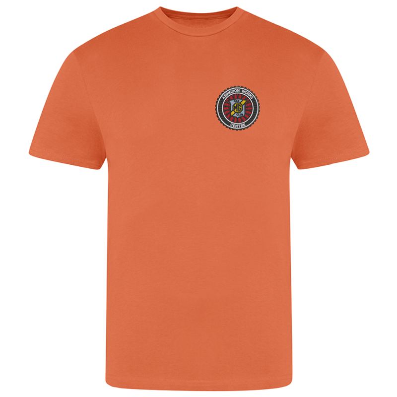 Unisex T Shirt embroidered with club logo to left breast