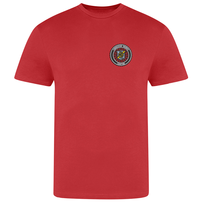 Unisex T Shirt embroidered with club logo to left breast