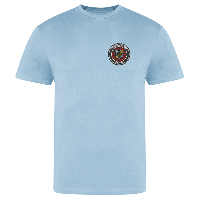 Unisex T Shirt embroidered with club logo to left breast