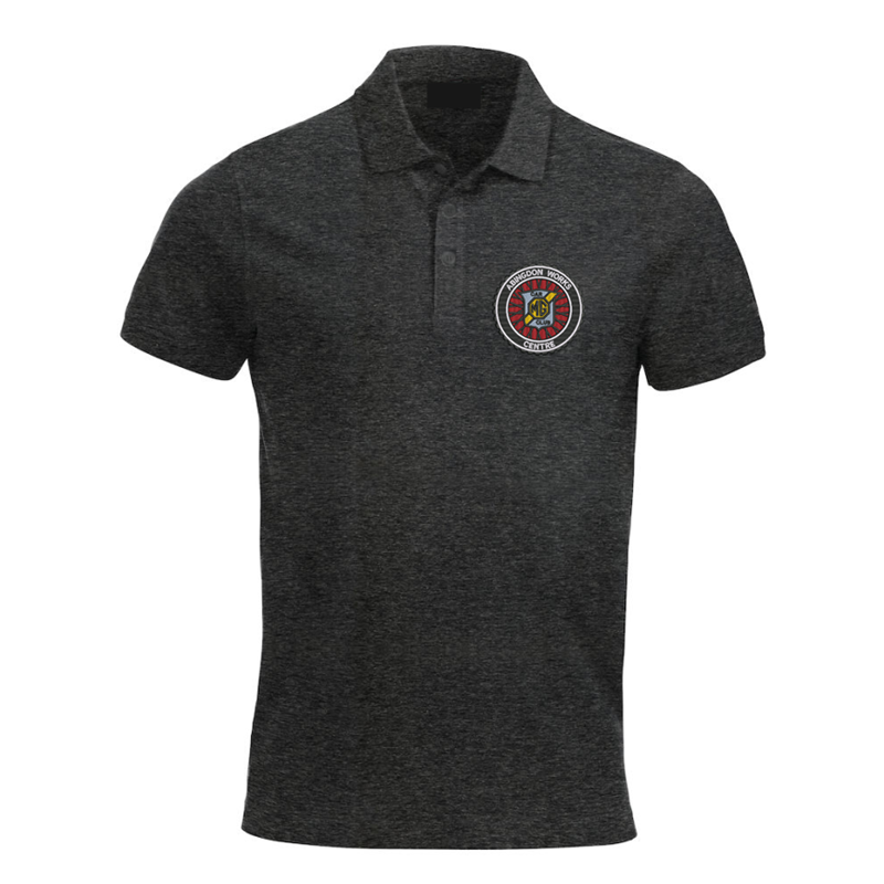 Polyester/Cotton polo-shirt with embroidery of club logo left breast