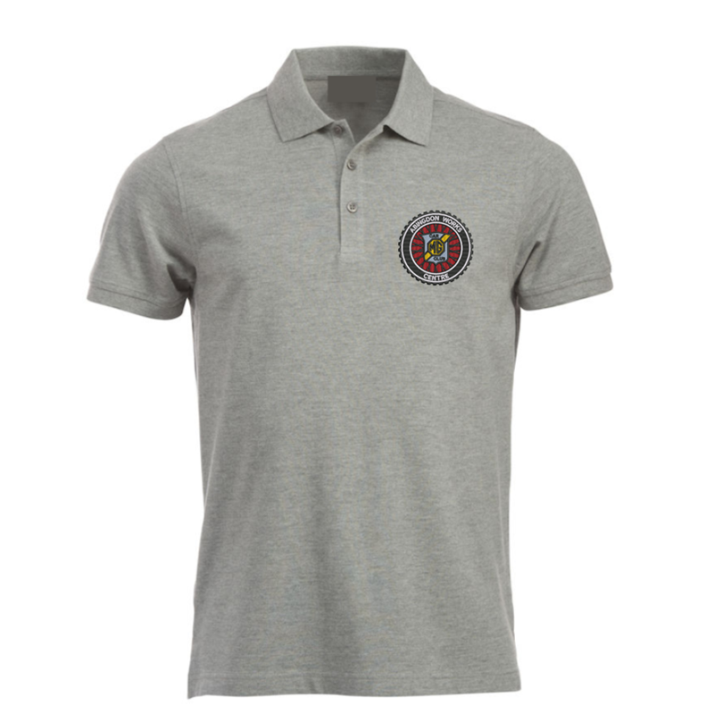 Polyester/Cotton polo-shirt with embroidery of club logo left breast