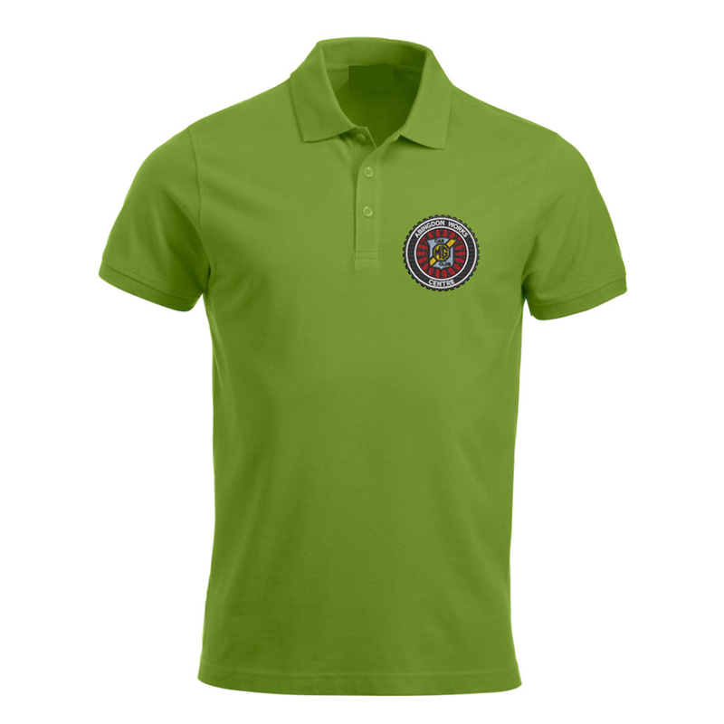 Polyester/Cotton polo-shirt with embroidery of club logo left breast