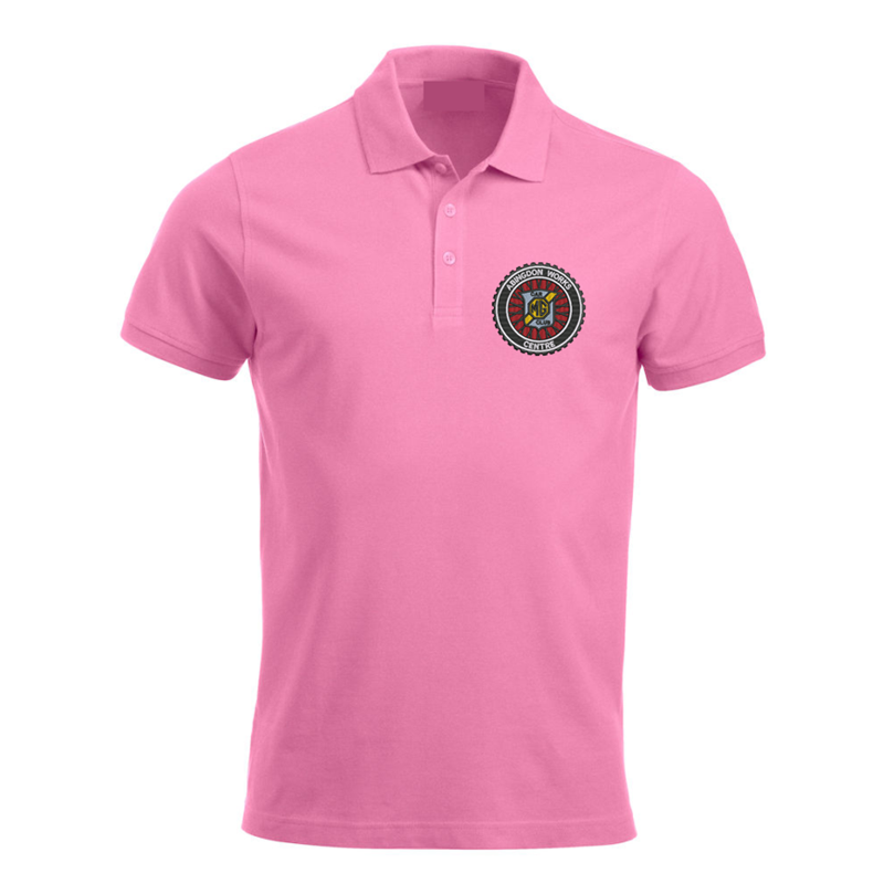 Polyester/Cotton polo-shirt with embroidery of club logo left breast