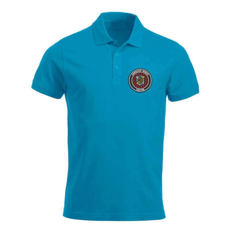 Polyester/Cotton polo-shirt with embroidery of club logo left breast