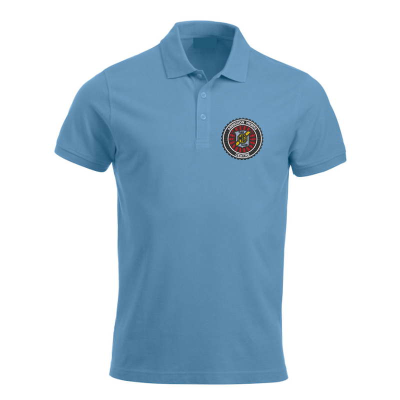 Polyester/Cotton polo-shirt with embroidery of club logo left breast