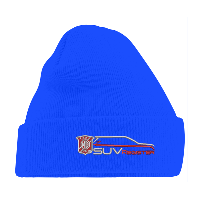 Knitted Beanie with logo embroidered to front cuff.