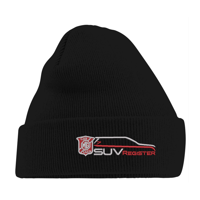 Knitted Beanie with logo embroidered to front cuff.