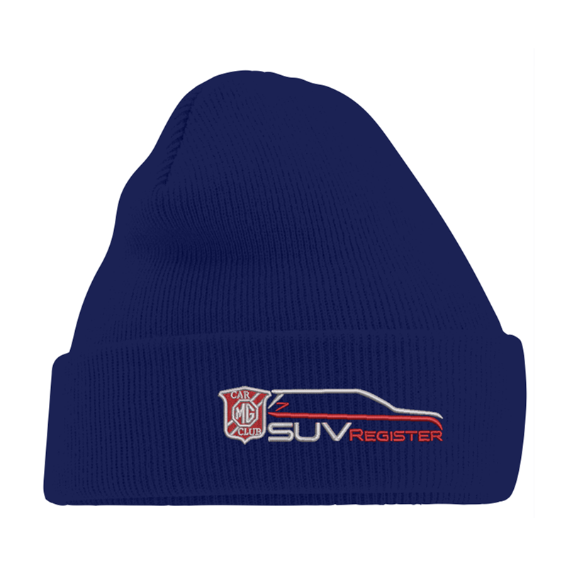 Knitted Beanie with logo embroidered to front cuff.