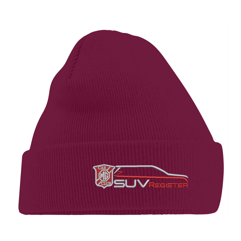 Knitted Beanie with logo embroidered to front cuff.