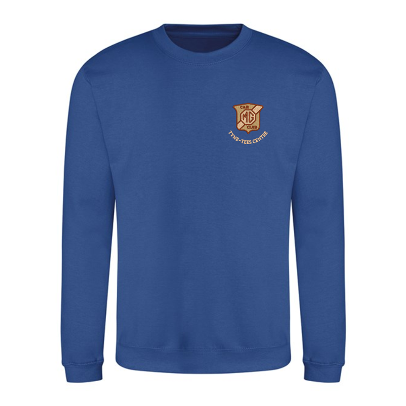Polycotton Sweatshirt, unisex sizing XS - 4XL, embroidered logo to left breast
