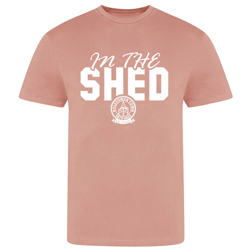 Cotton T Shirts printed in the shed logo to the front.