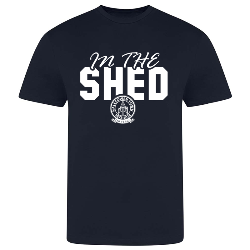Cotton T Shirts printed in the shed logo to the front.