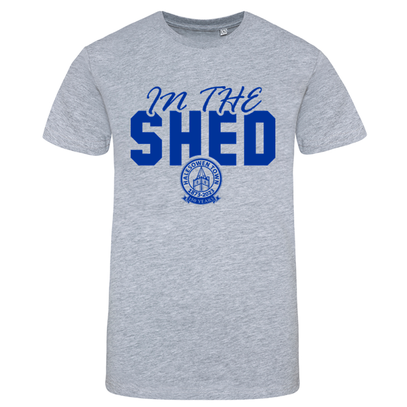 Cotton T Shirts printed in the shed logo to the front.