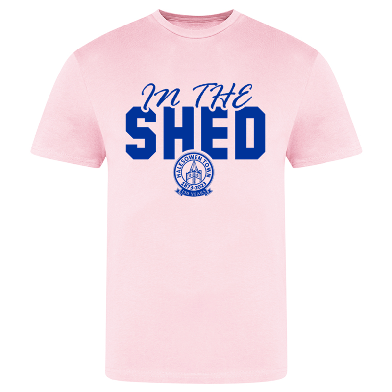 Cotton T Shirts printed in the shed logo to the front.