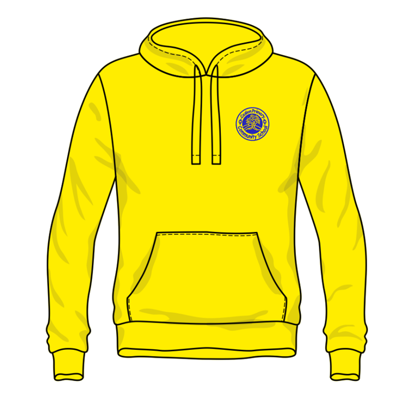 Hooded sweatshirt with School logo