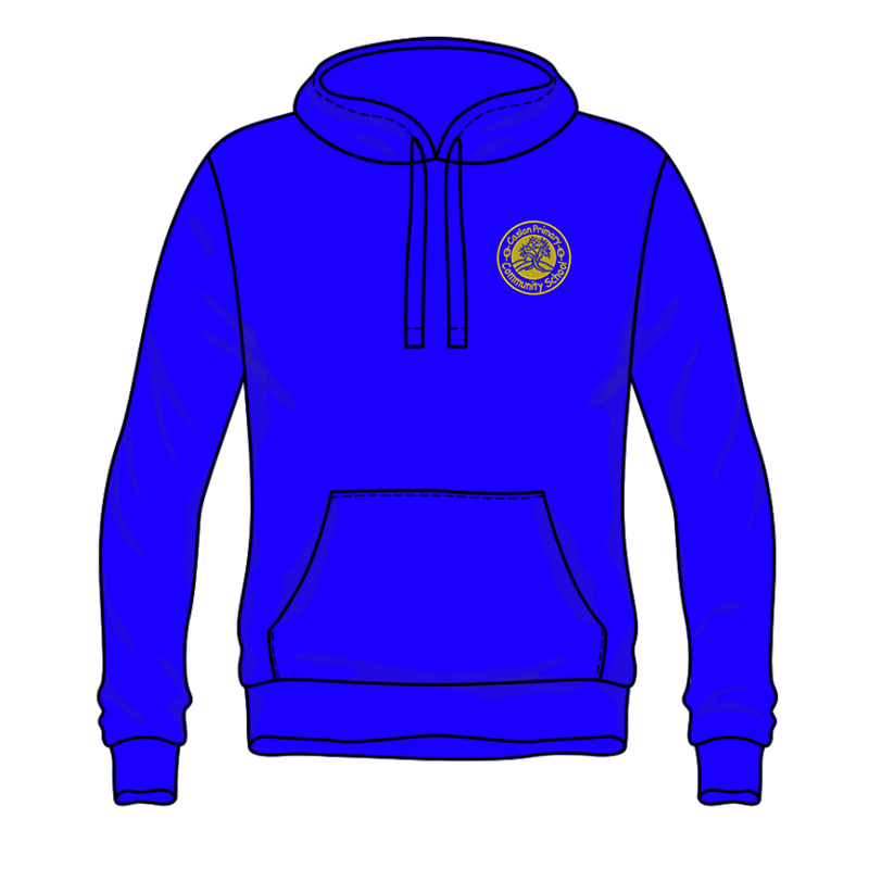 Hooded sweatshirt with School logo
