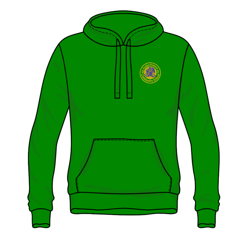 Hooded sweatshirt with School logo