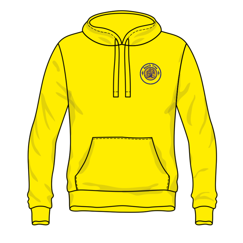 Hooded sweatshirt embroidered with School logo