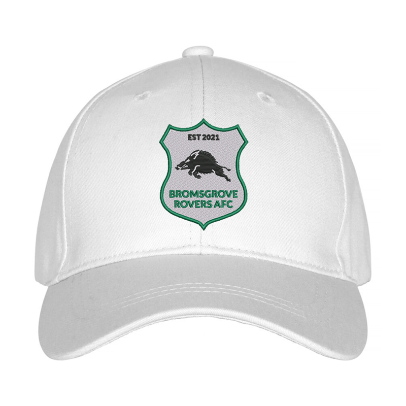 Premium baseball cap with club logo embroidered