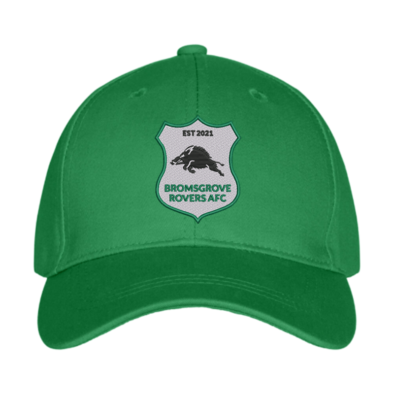Premium baseball cap with club logo embroidered
