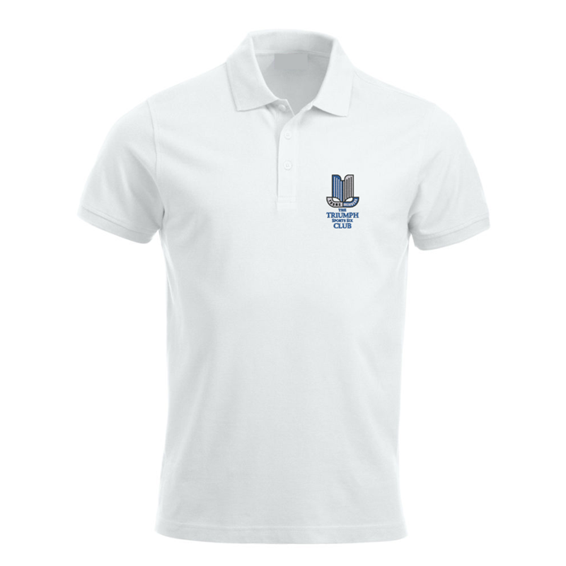 Please consult your AO for your preferred area colour Polyester/Cotton poloshirt with your choice of Triumph logo embroidered to the left breast. Colour text will be changed on dark colour garments to white.