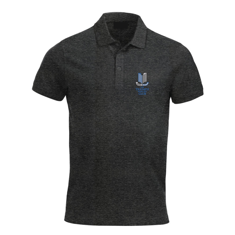 Please consult your AO for your preferred area colour Polyester/Cotton poloshirt with your choice of Triumph logo embroidered to the left breast. Colour text will be changed on dark colour garments to white.