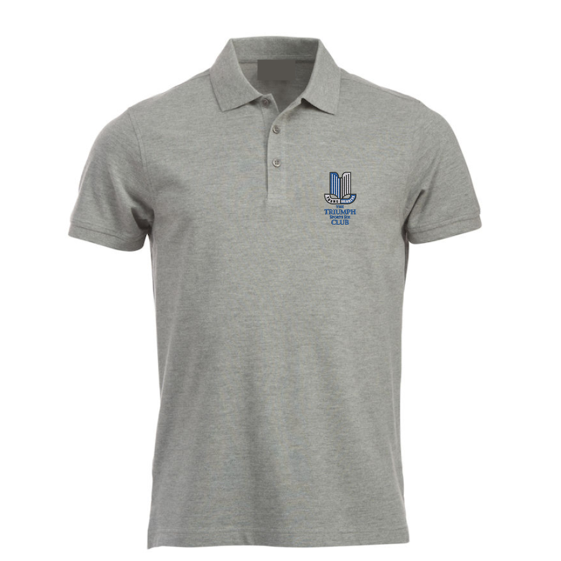 Please consult your AO for your preferred area colour Polyester/Cotton poloshirt with your choice of Triumph logo embroidered to the left breast. Colour text will be changed on dark colour garments to white.