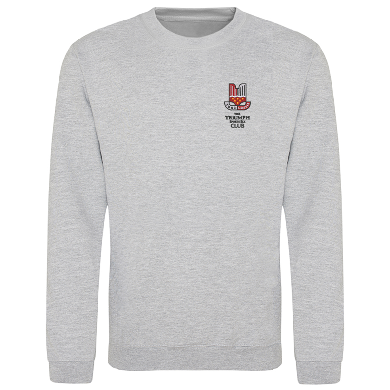 Please consult your AO for your preferred area colour Crew neck unisex sweatshirt, polyester/cotton fabric, embroidered with club logo of your choice. Colour text will be changed on dark colour garments to white.