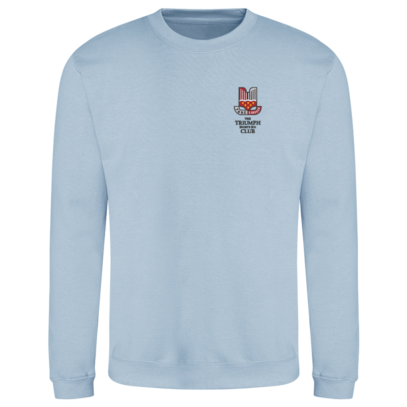 Please consult your AO for your preferred area colour Crew neck unisex sweatshirt, polyester/cotton fabric, embroidered with club logo of your choice. Colour text will be changed on dark colour garments to white.