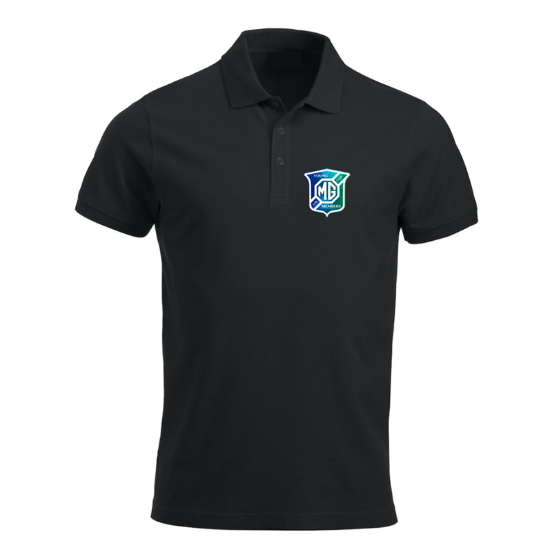 Polyester/Cotton poloshirt with your choice of logo printed to the left breast.