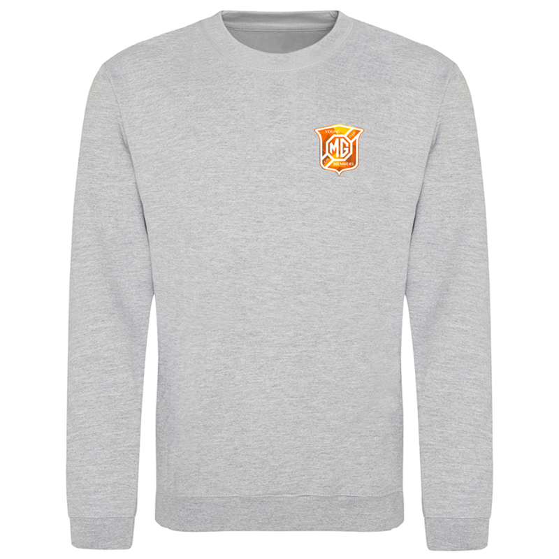 Crew neck unisex sweatshirt, polyester/cotton fabric, embroidered with club logo of your choice.