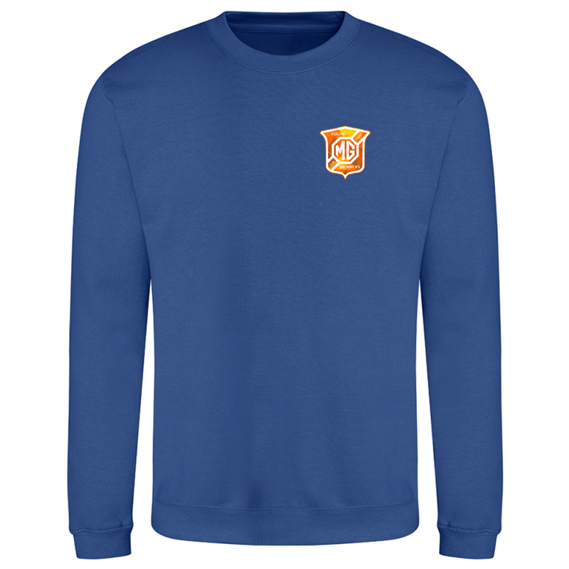Crew neck unisex sweatshirt, polyester/cotton fabric, embroidered with club logo of your choice.