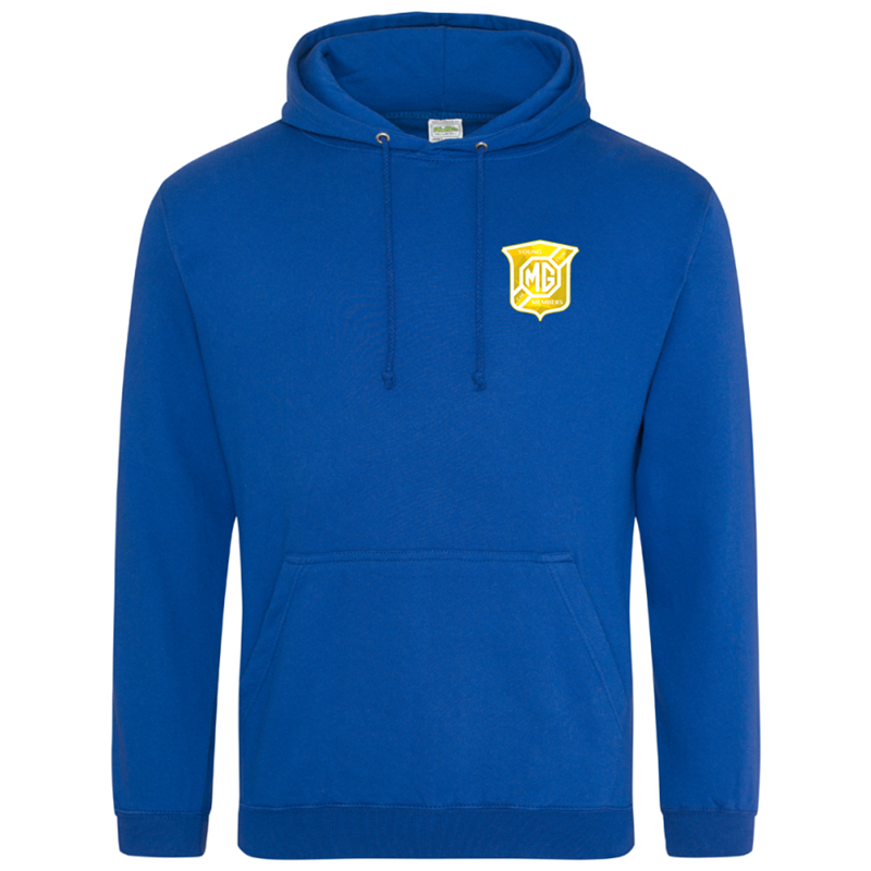 Unisex hooded sweatshirt, polyester/cotton fabric, embroidered with club logo of your choice