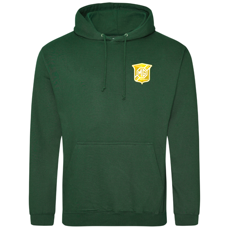 Unisex hooded sweatshirt, polyester/cotton fabric, embroidered with club logo of your choice