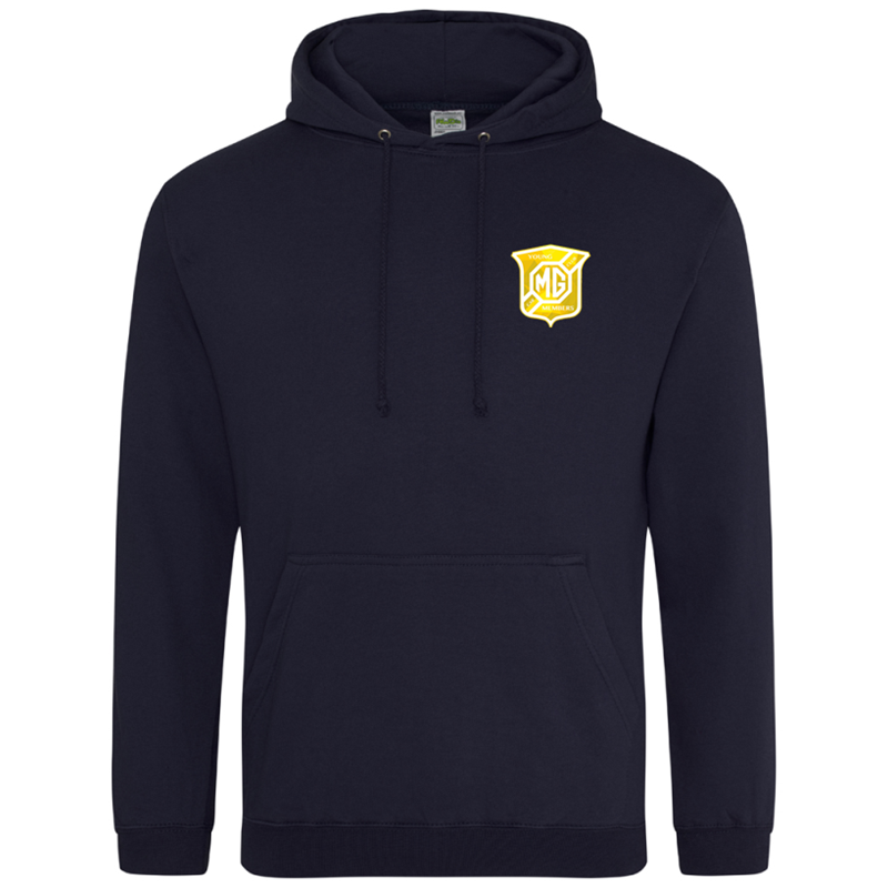 Unisex hooded sweatshirt, polyester/cotton fabric, embroidered with club logo of your choice