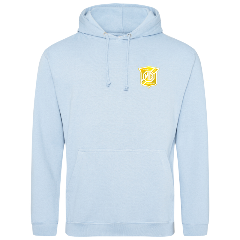 Unisex hooded sweatshirt, polyester/cotton fabric, embroidered with club logo of your choice