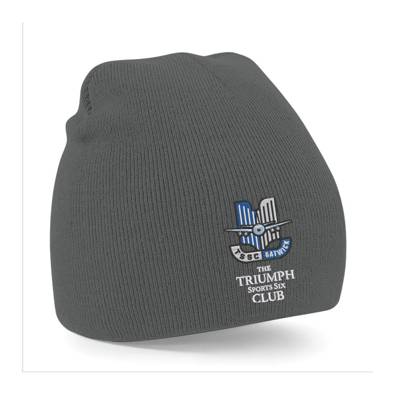 Please consult your AO for your preferred area colour Knitted beanie hat, pull on style, embroidered with club logo of your choice. Colour text will be changed on dark colour garments to white.