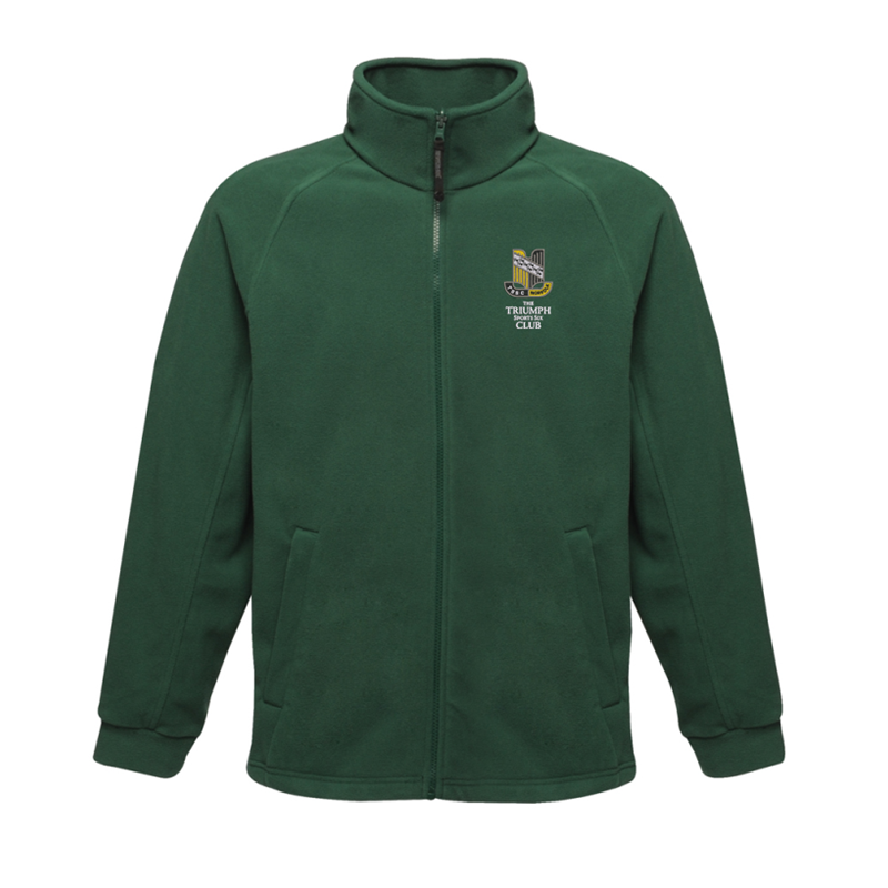Please consult your AO for your preferred area colour Polar Fleece full zip jacket embroidered with club logo of your choice to left breast, thread colours of text changed to suit when required.