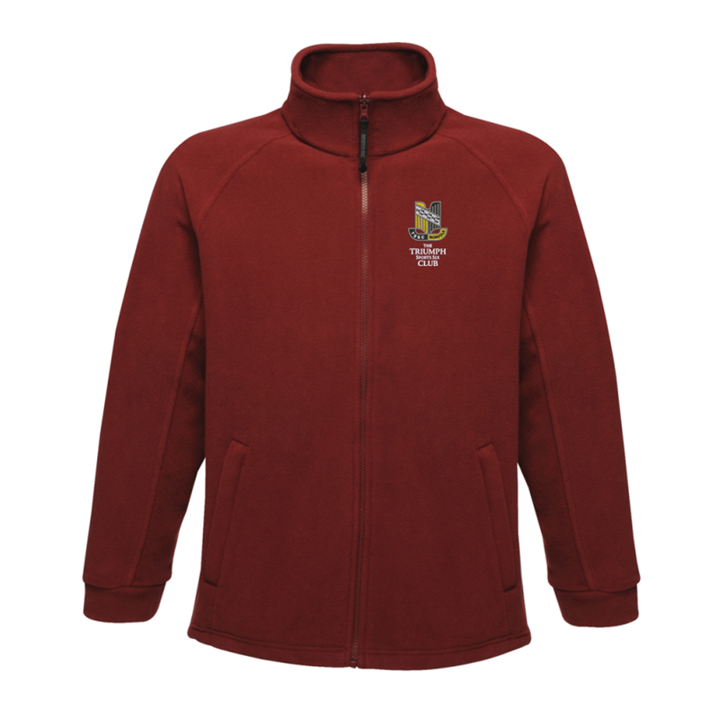 Please consult your AO for your preferred area colour Polar Fleece full zip jacket embroidered with club logo of your choice to left breast, thread colours of text changed to suit when required.